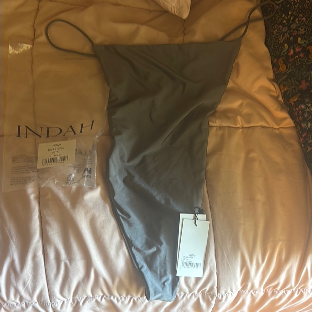 Indah Charcoal One-Piece Swimsuit